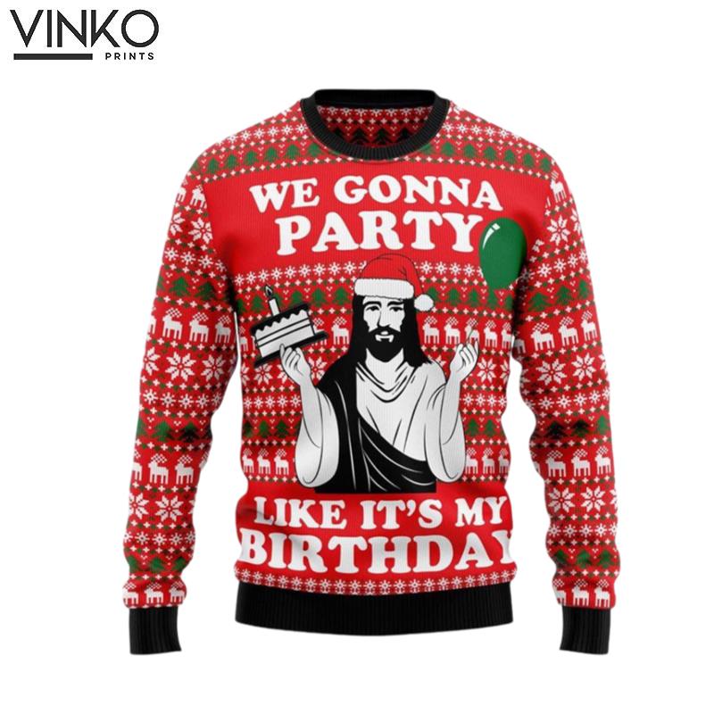 Christian Party Gifts For People Who Love Jesus Ugly Christmas Sweater