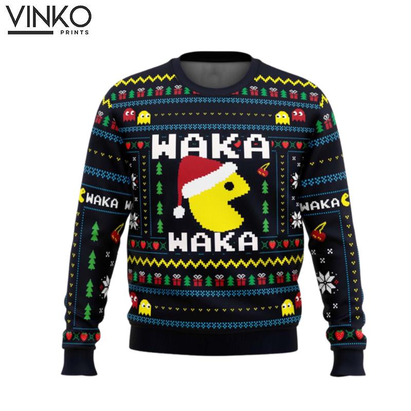 Christmas Arcade PacMan Ugly Christmas Sweater