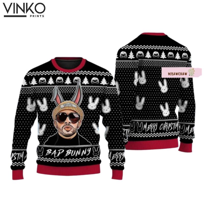 Christmas Bad Bunny Bad Bunny Ugly Christmas Sweater