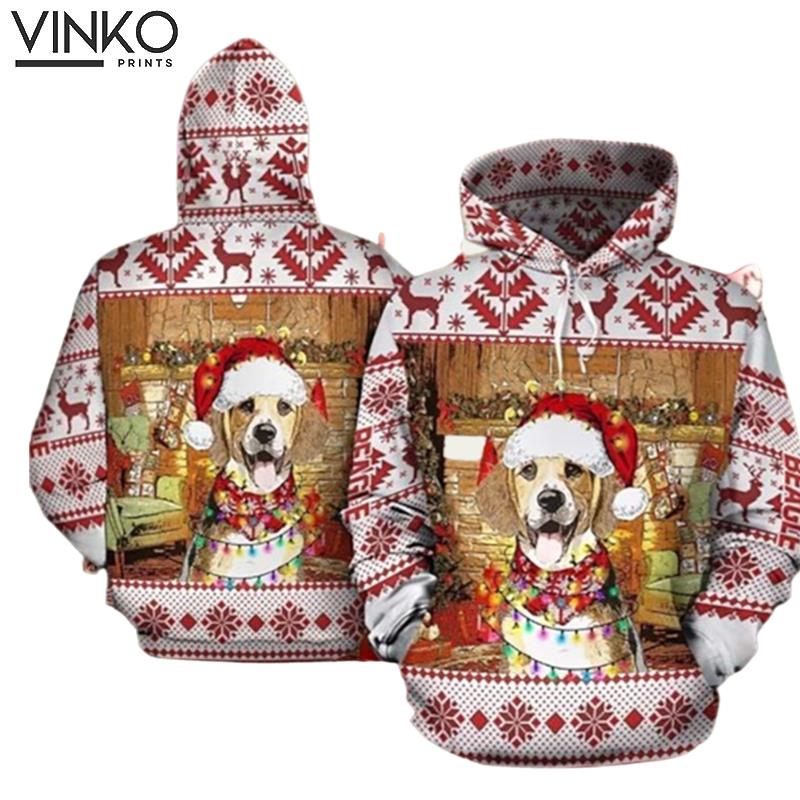 Christmas Beagle Hoodie