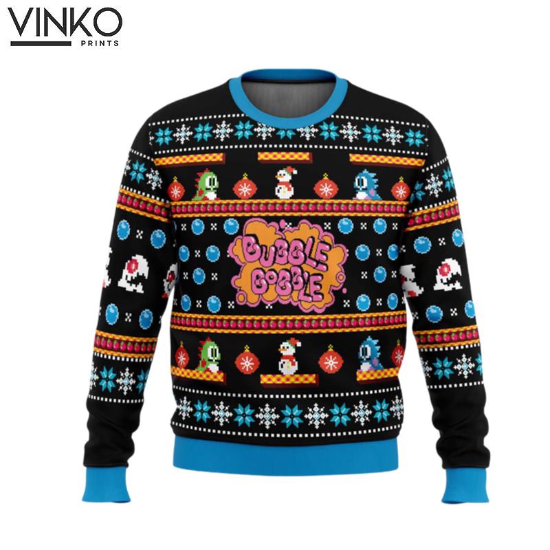 Christmas Bubble Bobble Ugly Christmas Sweater