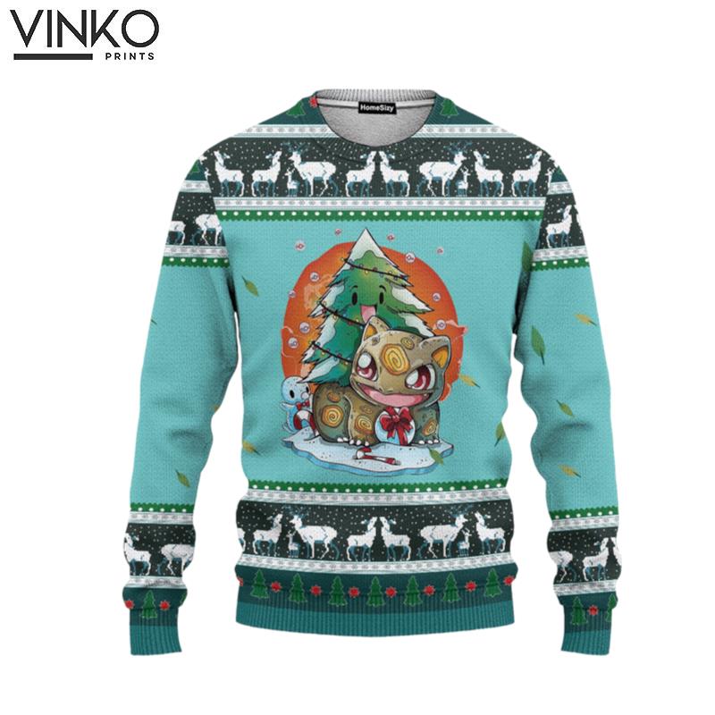 Christmas Bulbasaur Custom Cosplay Ugly Christmas Sweater