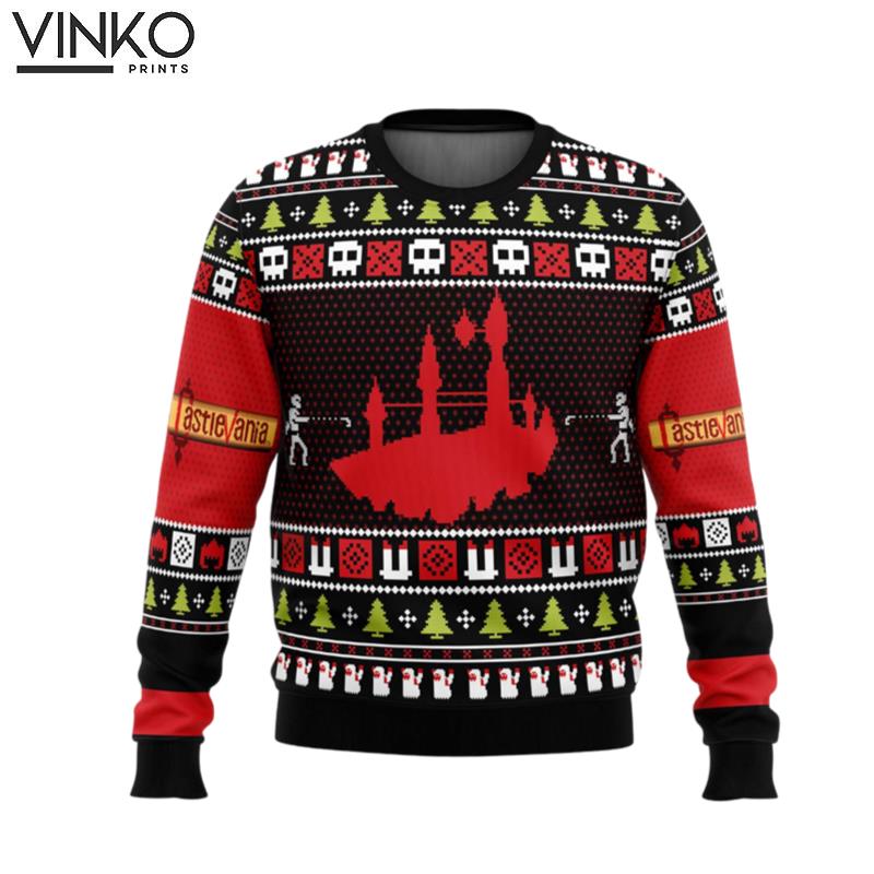 Christmas Castlevania Ugly Christmas Sweater