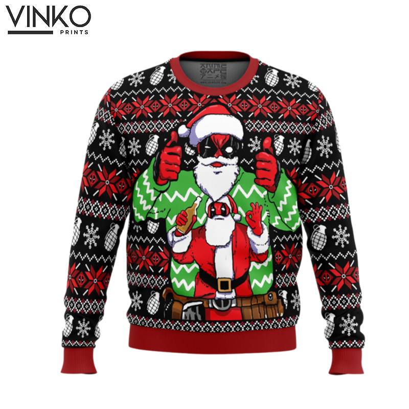 Christmas Deadpool Marvel Ugly Christmas Sweater