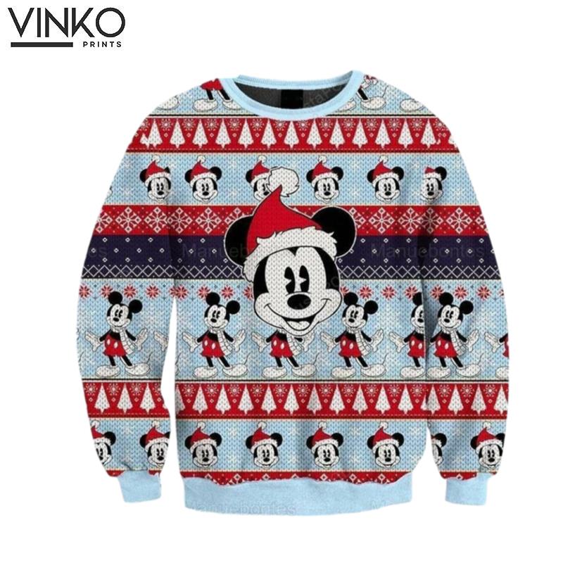 Christmas Disney Mickey Mickey Mouse Xmas Ugly Christmas Sweater