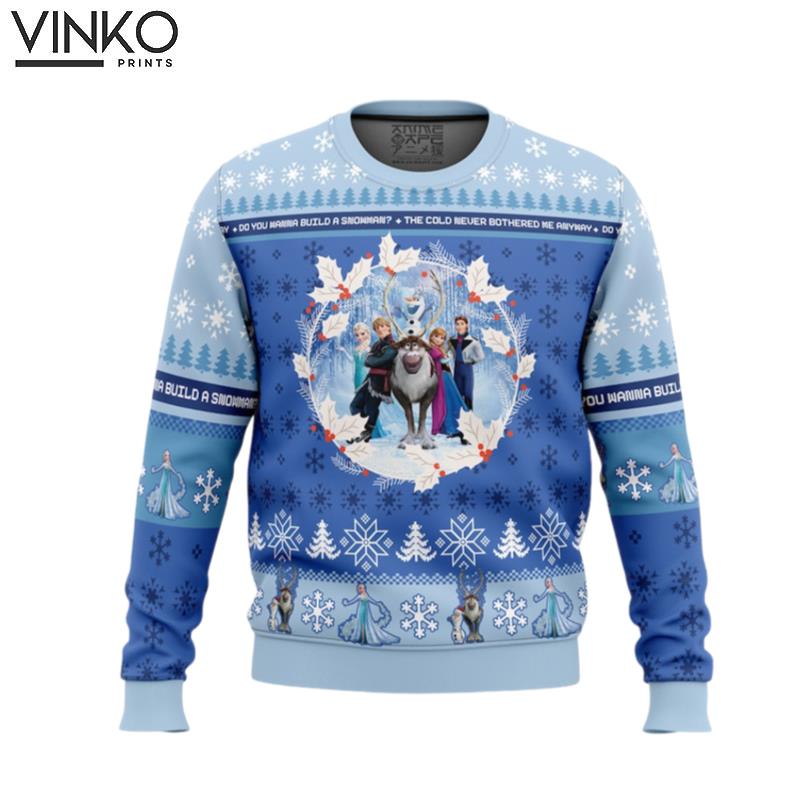 Christmas Frozen Disney Christmas Gift for Friend Ugly Christmas Sweater