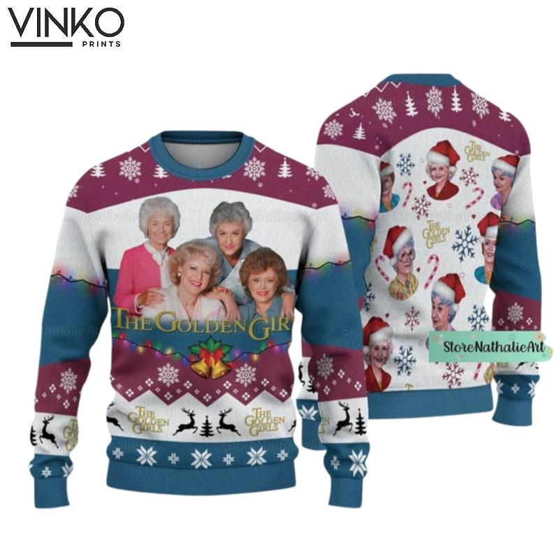 Christmas Golden Girl Stay Golden Golden Girl Xmas Ugly Christmas Sweater