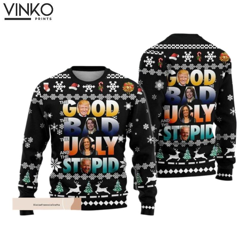 Christmas Good Bad Ugly Ugly Christmas Sweater