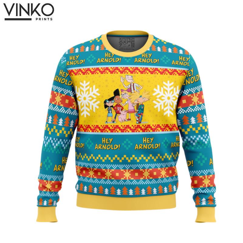 Christmas Hey Arnold Nickelodeon Ugly Christmas Sweater