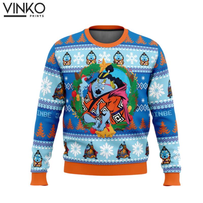 Christmas Jinbe One Piece Ugly Christmas Sweater