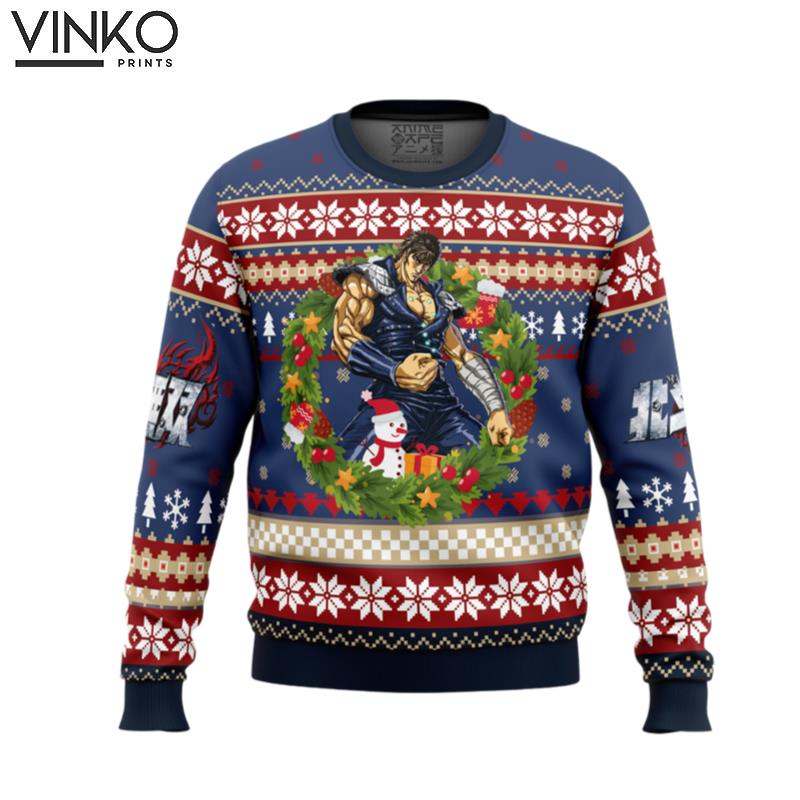 Christmas Kenshiro Fist of The North Star Ugly Christmas Sweater