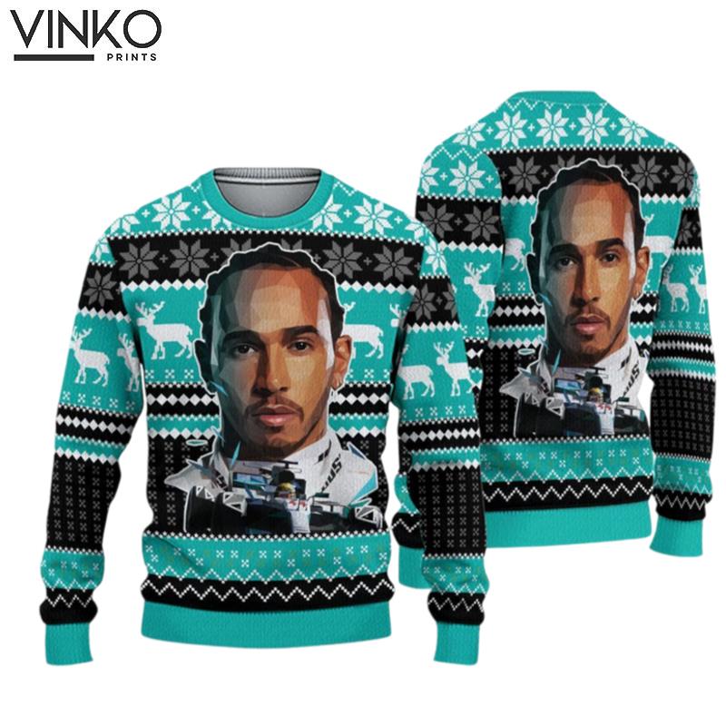 Christmas Lewis Hamilton Ugly Christmas Sweater