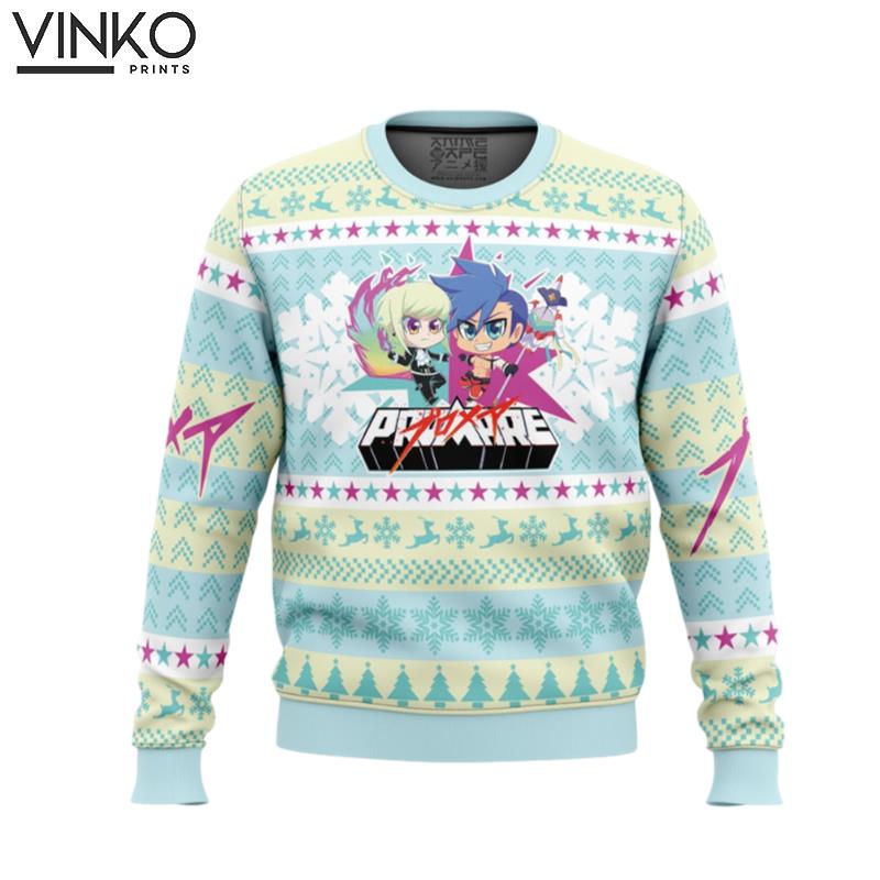 Christmas Lio and Galo Promare Ugly Christmas Sweater