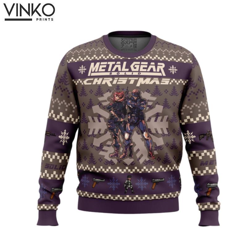 Christmas Metal Gear Solid Ugly Christmas Sweater