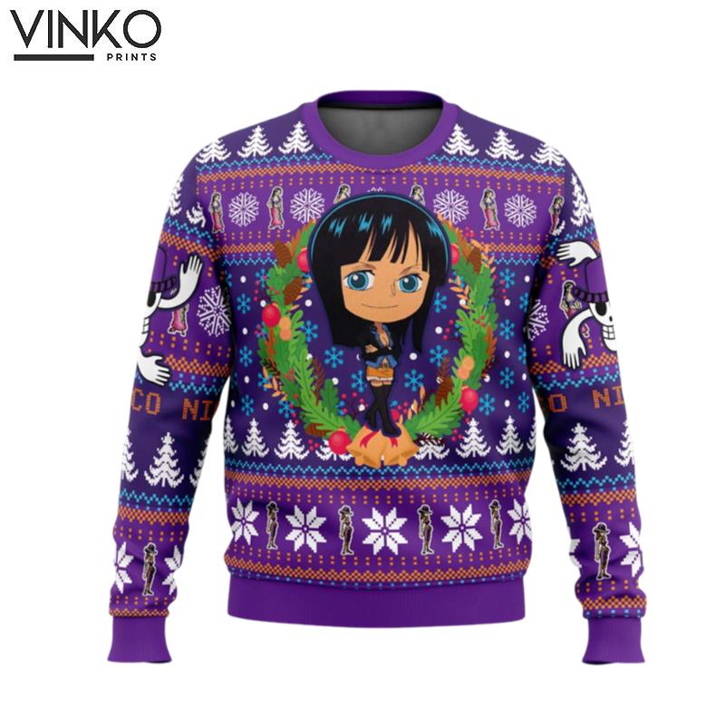 Christmas Nico One Piece Ugly Christmas Sweater