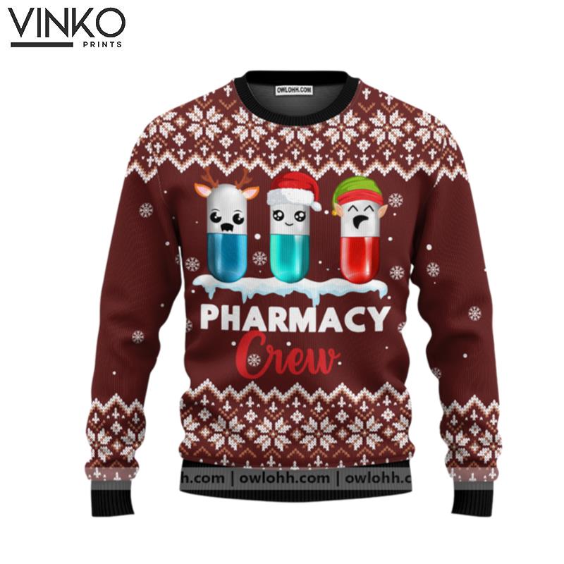 Christmas Pharmacy Crew Ugly Christmas Sweater