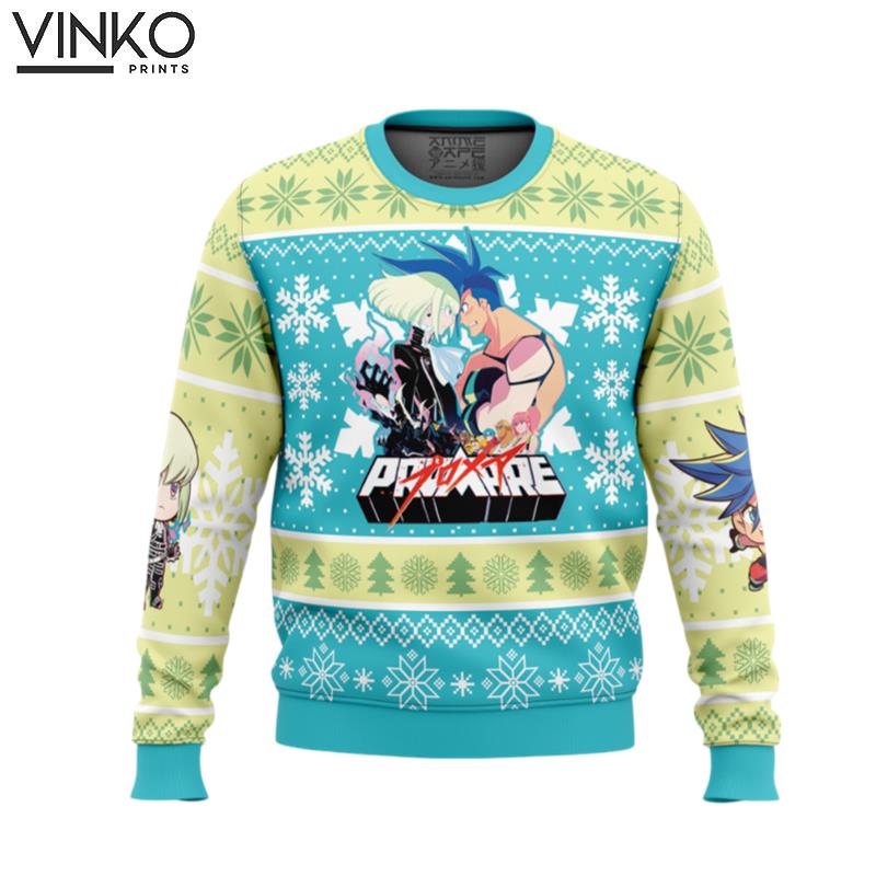 Christmas Snowflakes Promare Ugly Christmas Sweater