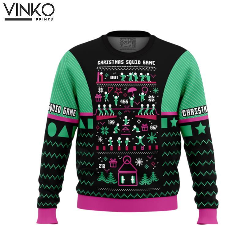 Christmas Squid Game Ugly Christmas Sweater