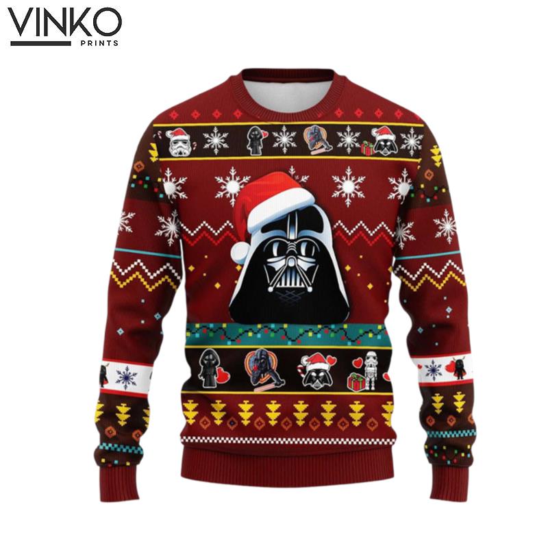 Christmas Star Wars Dark Vader Lover Ugly Christmas Sweater