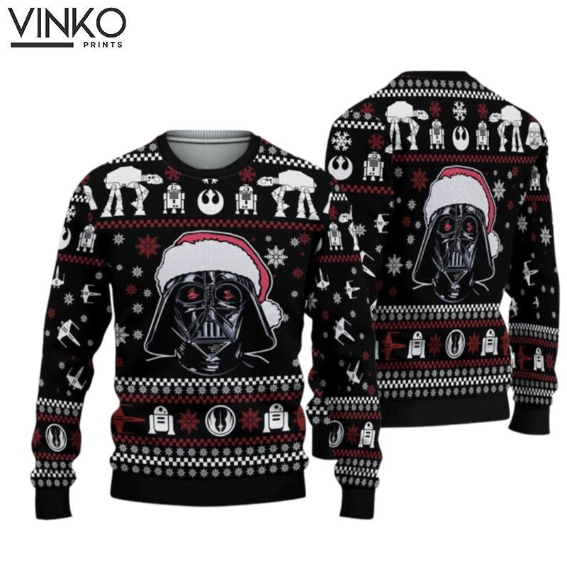 Christmas Star Wars Darth Vader Santa Darth Vader Ugly Christmas Sweater