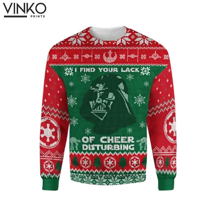 Christmas Star Wars Darth Vader Ugly Christmas Sweater