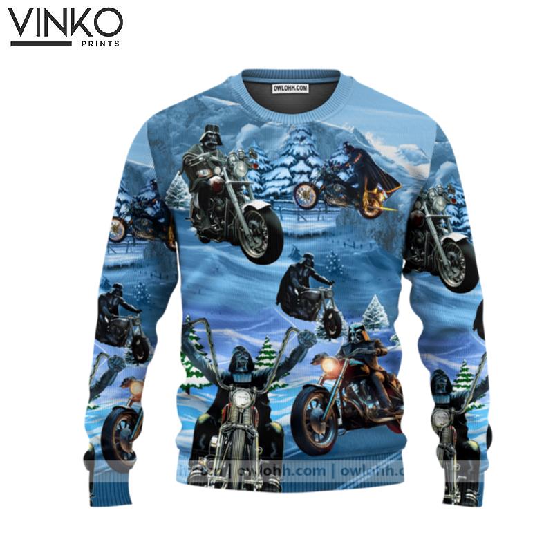 Christmas Star Wars Driving With Darth Vader Merry Christmas Ugly Christmas Sweater