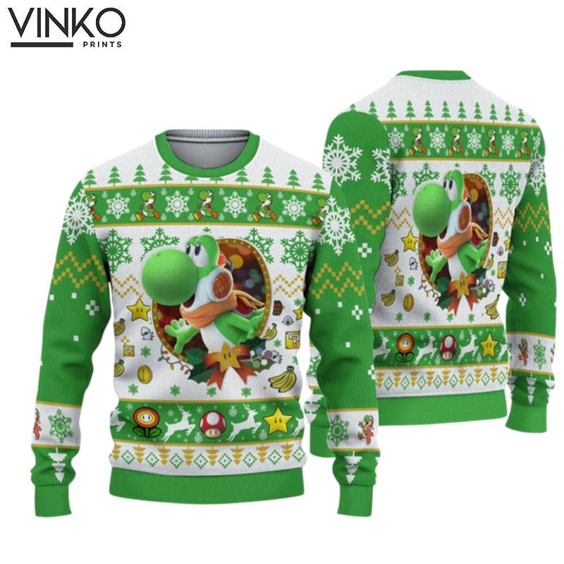 Christmas Super Mario Yoshi Yoshi Ugly Christmas Sweater