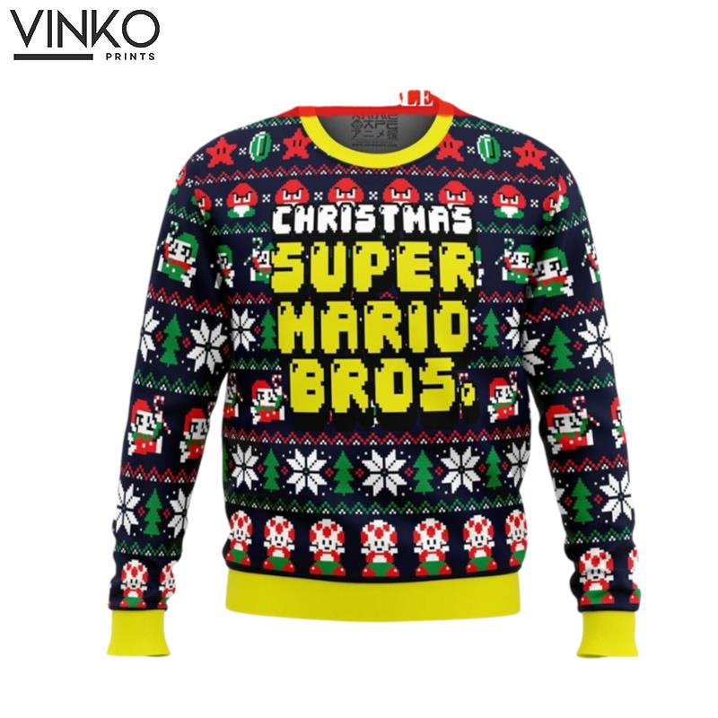 Christmas Super Marios Bro Ugly Christmas Sweater