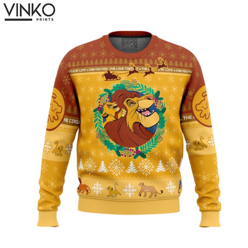 Christmas The Lion King Disney Ugly Christmas Sweater