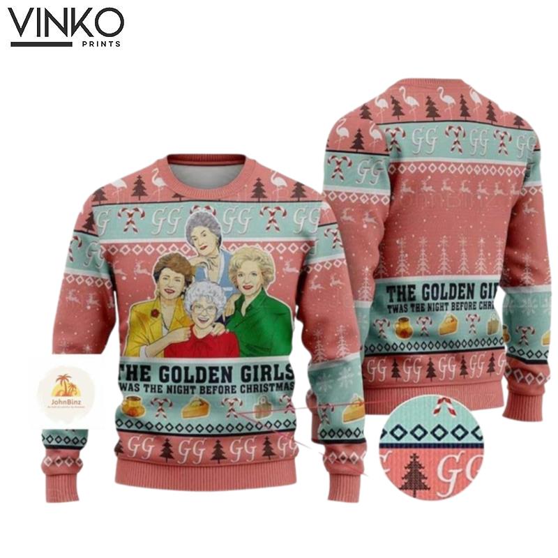 Christmas The Stay Golden Stay Golden Ugly Christmas Sweater