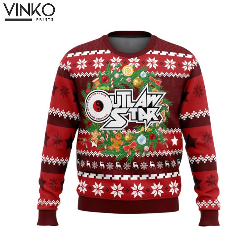 Christmas Time Outlaw Star Ugly Christmas Sweater