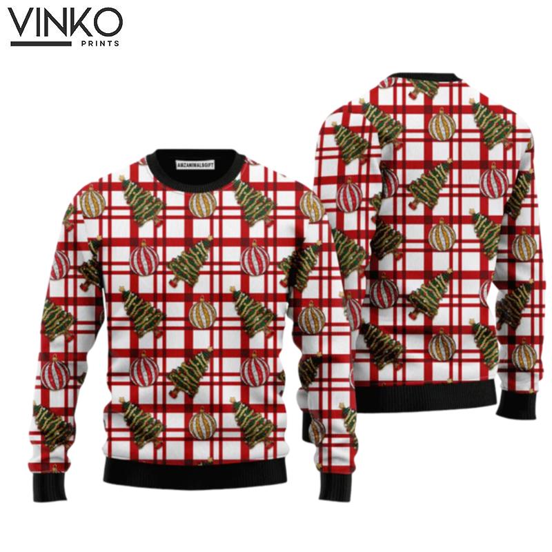 Christmas Tree Pattern Ugly Christmas Sweater