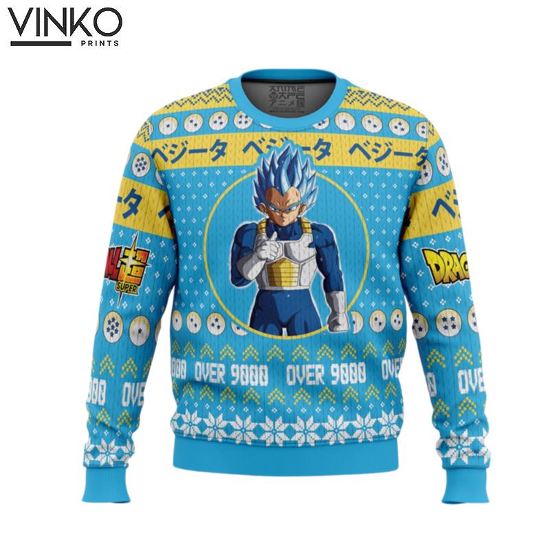 Christmas Vegeta Dragon Ball Z Ugly Christmas Sweater