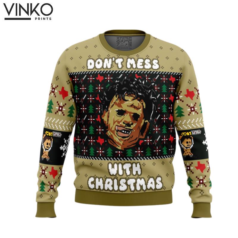 Christmas in Texas Leatherface Ugly Christmas Sweater