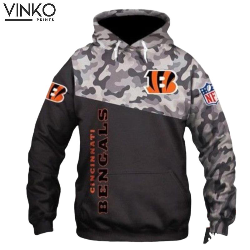 Cincinnati Bengals Camo Hoodie