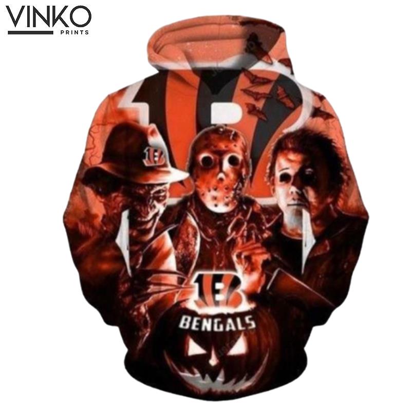 Cincinnati Bengals Halloween Horror Night Hoodie