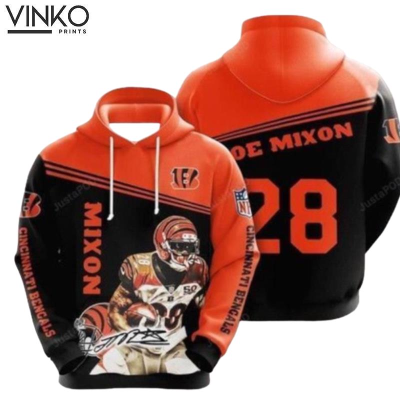 Cincinnati Bengals Mixon 28 Hoodie