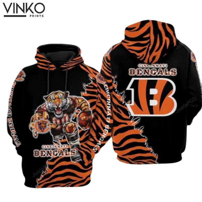 Cincinnati Bengals Nfl Football Tiger Cincinnati Bengals Cincinnati Bengals Hoodie