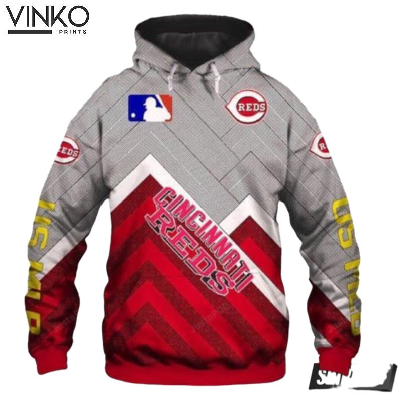 Cincinnati Reds And Pered Custom Cincinnati Reds Graphic Hoodie