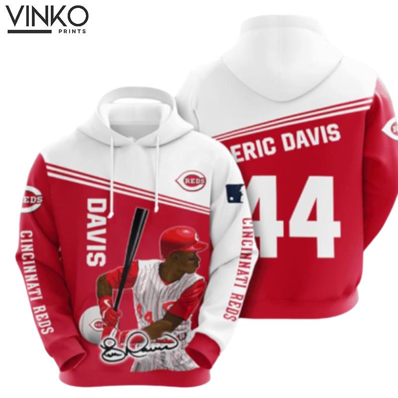 Cincinnati Reds Eric Davis Hoodie