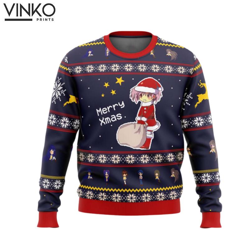 Clannad Merry Xmas Ugly Christmas Sweater