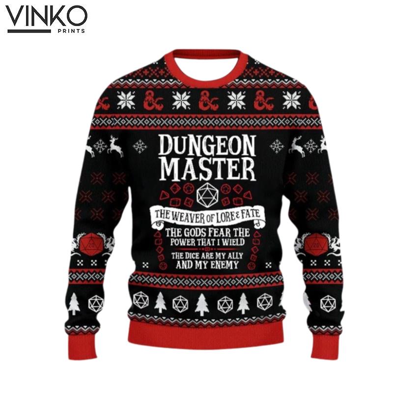 Classes Dungeon Master Premium For Men And Women Ugly Christmas Sweater