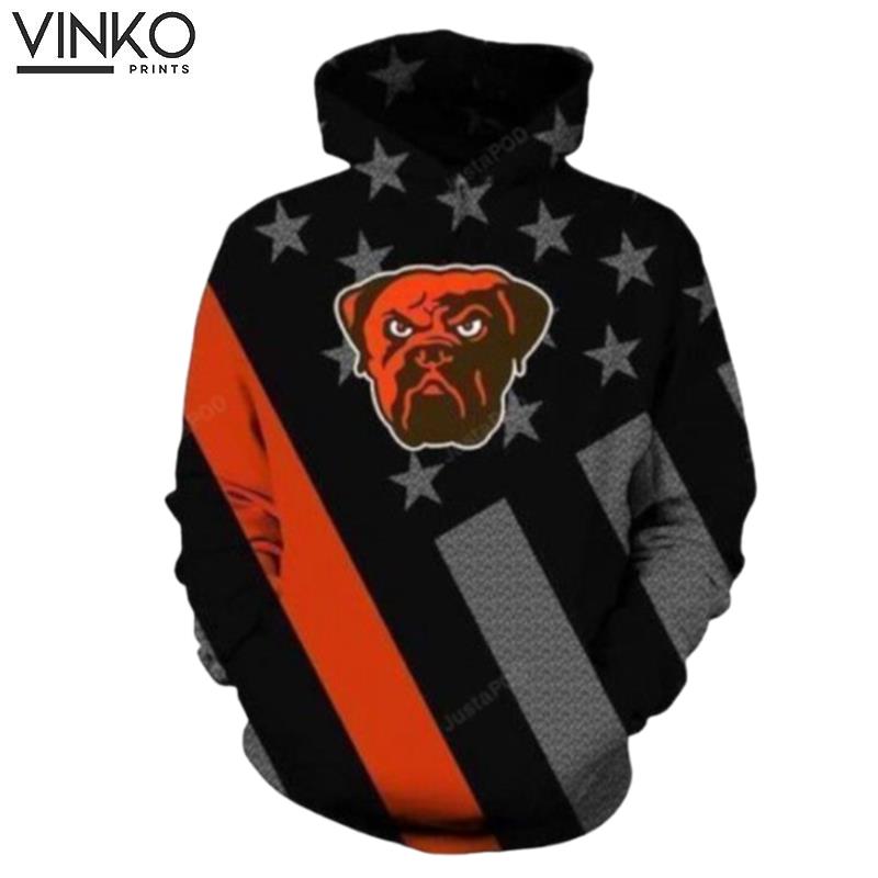 Cleveland Browns And Pered Custom Cleveland Browns Graphic Hoodie