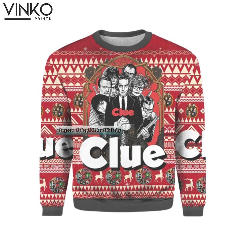 Clue Ugly Christmnas Movie Lovers 3D Merry Christmas 2022 2022 3D Hoodie Ugly Christmas Sweater