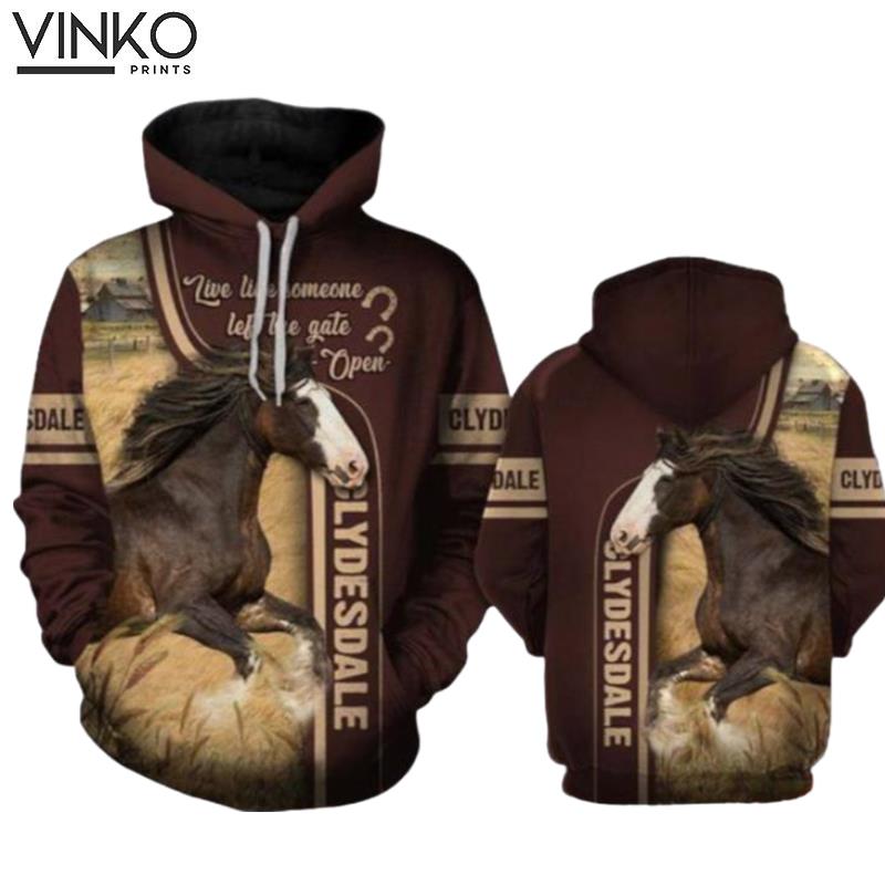 Clydesdale Horse Hoodie