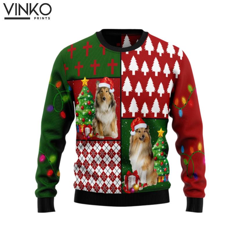 Collie Hohoho D2610 Ugly Christmas Sweater