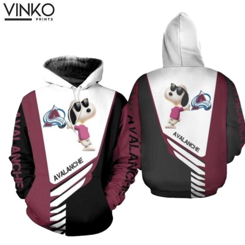 Colorado Avalanche Snoopy For Lover T 6440 Hoodie