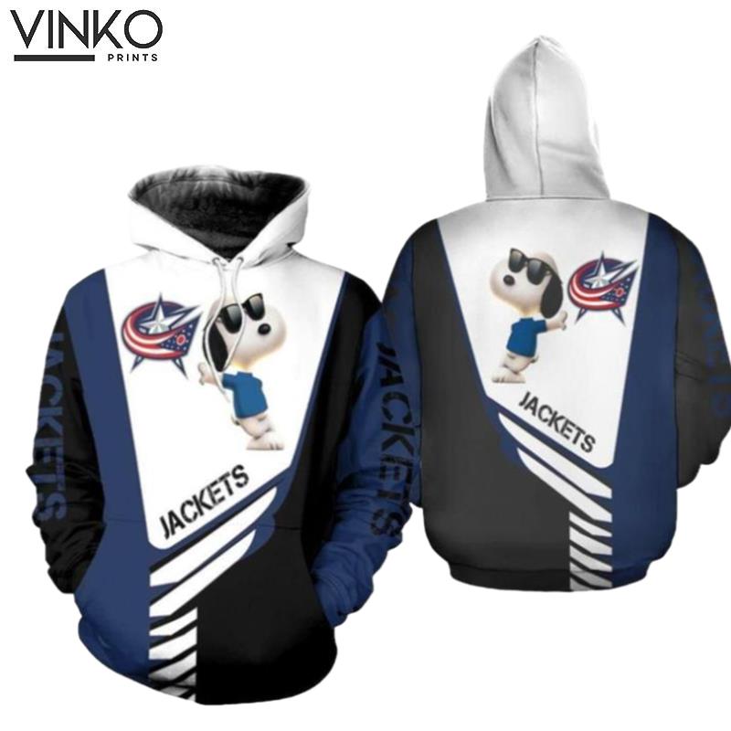 Columbus Blue Snoopy For Lover T 6472 Hoodie