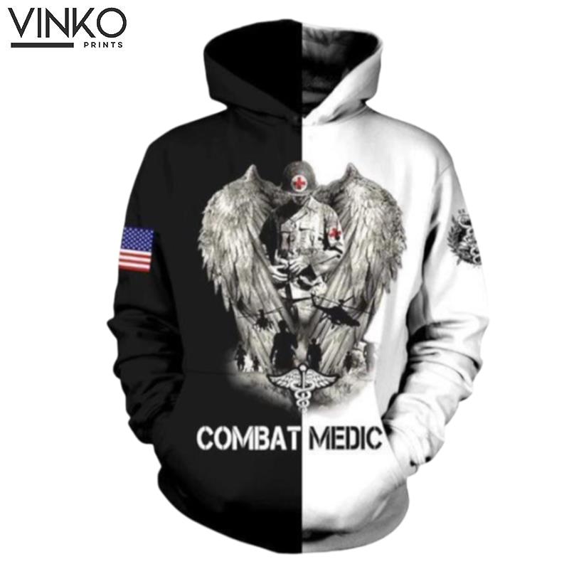 Combat Medic Usa Hoodie