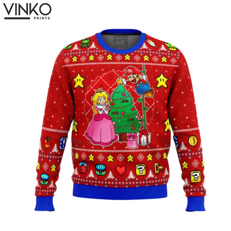 Come and See the Christmas Tree Super Mario Ugly Christmas Sweater